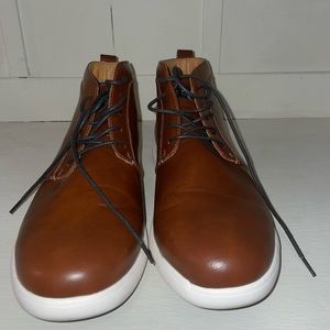 Men’s Steve Madden Business Casual Brown Shoes with athletic sole